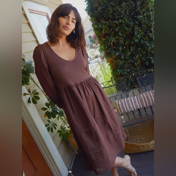 Nation LTD Mahal Dress In Pinot Noir Size Extra Small NWT - Picture 5 of 13